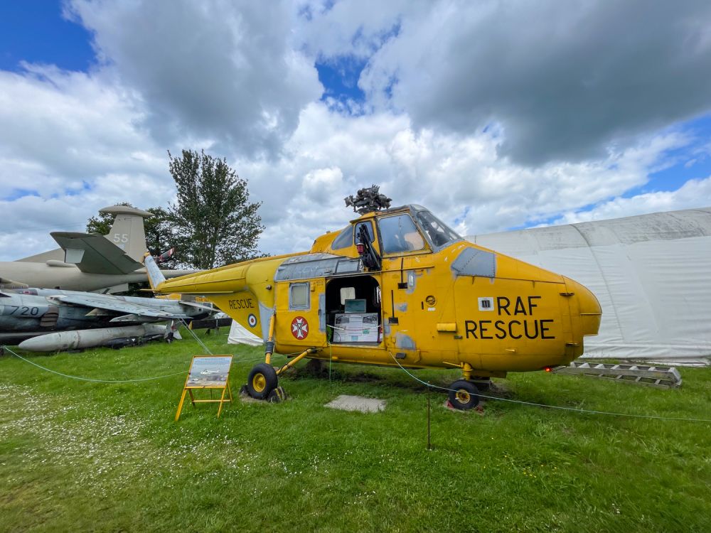 RAF Rescue helicopter at the City of Norwich Aviation Museum